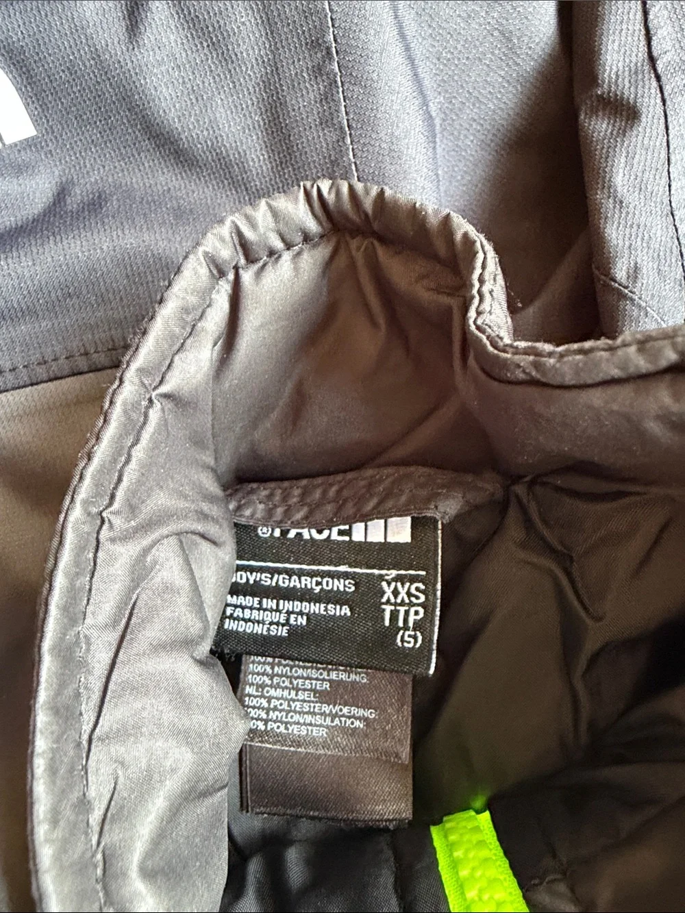 The North Face Boys Vortex Triclimate 3-in-1 Waterproof Jacket Grey/Black XXS (5